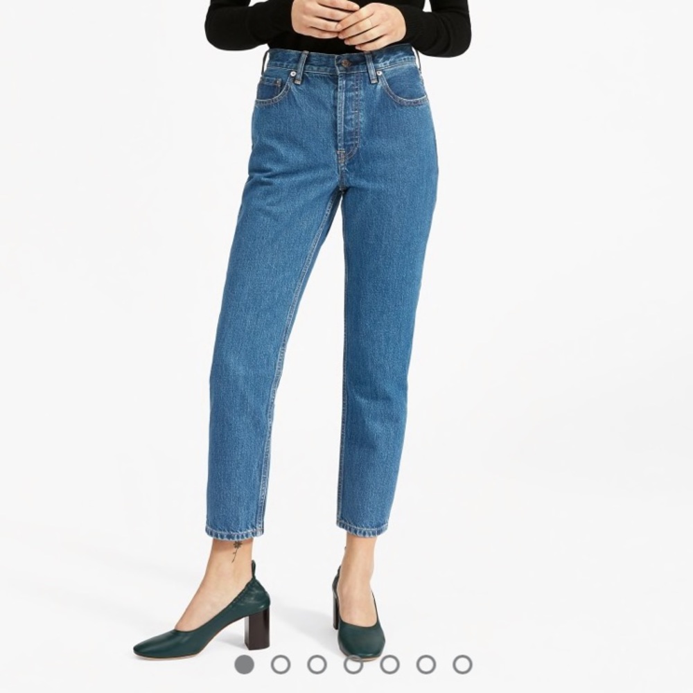 Everlane 90s cheeky straight jean in 24 ankle